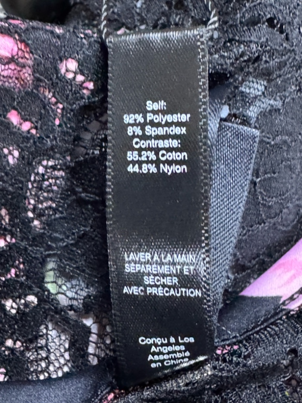 For‎ Love & Lemons Floral Black and Pink Women's Skirt Size Medium - Picture 13 of 15